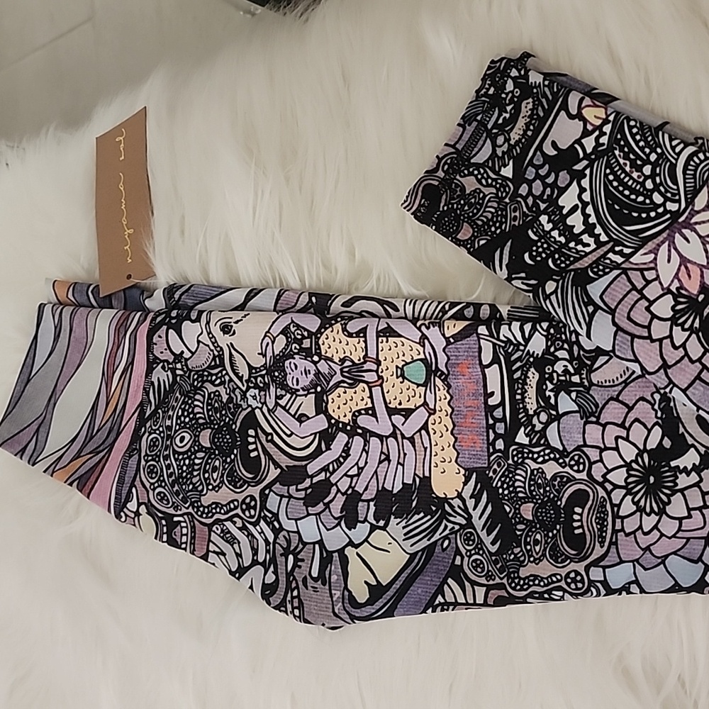 Niyama Sol 🧿⚜️Shiva🐙 Barefoot Leggings XS BNWT🏷 - Picture 4 of 11